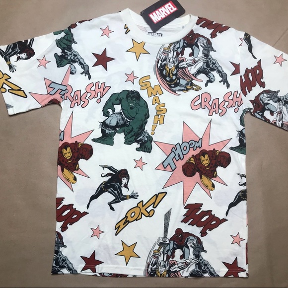 Marvel Other - NWT Marvel Avengers Vintage Style T-Shirt Youth XL